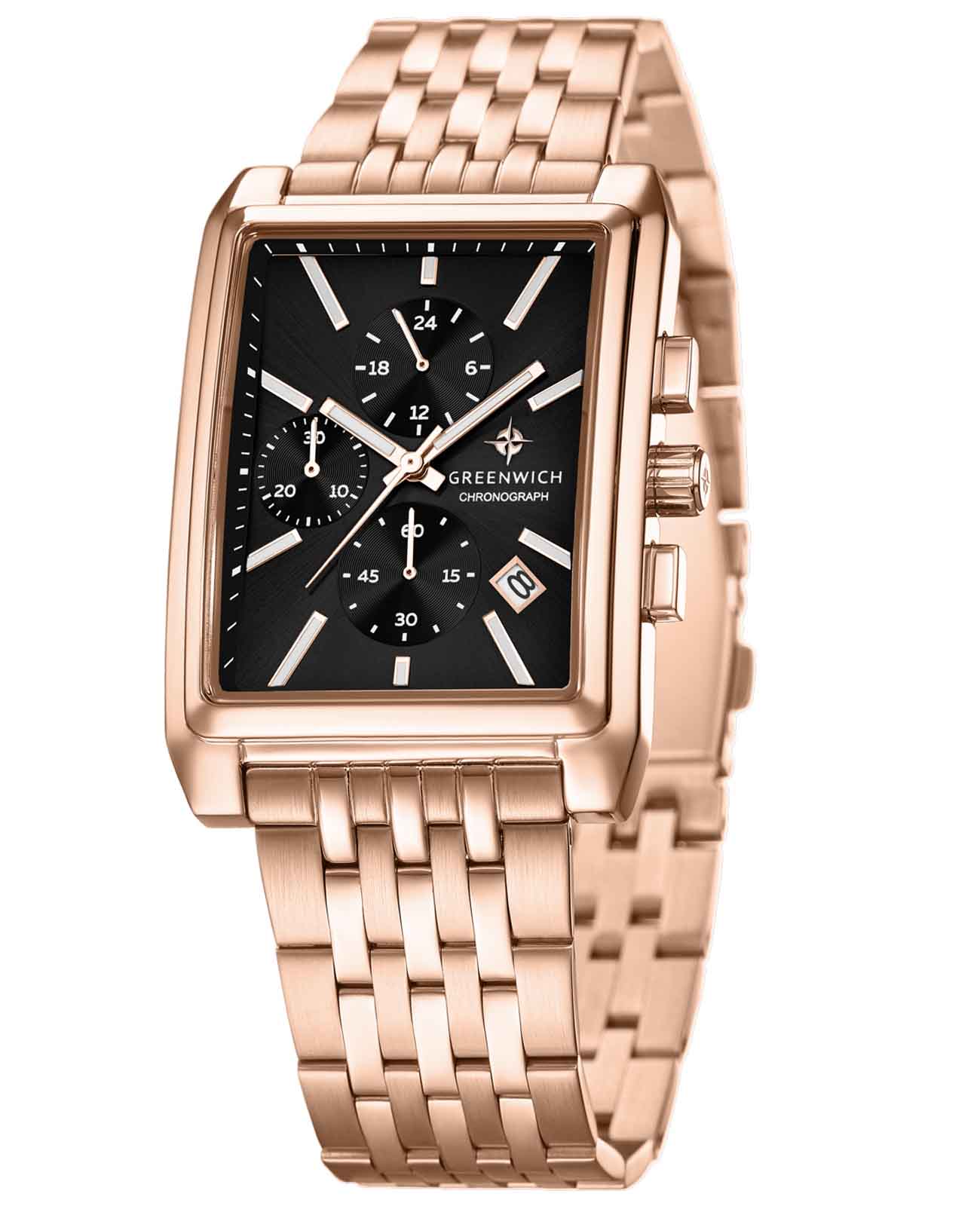 Greenwich Greenwich Galeon Chrono GW 553.40.11 , наручные мужские часы фото под углом